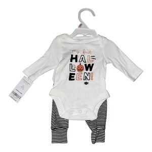 Carter's White and Black Halloween Set